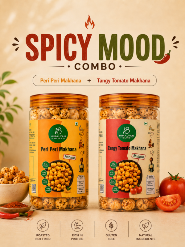 2 Combo Pack Tangy Tomato + Peri Peri Makhana